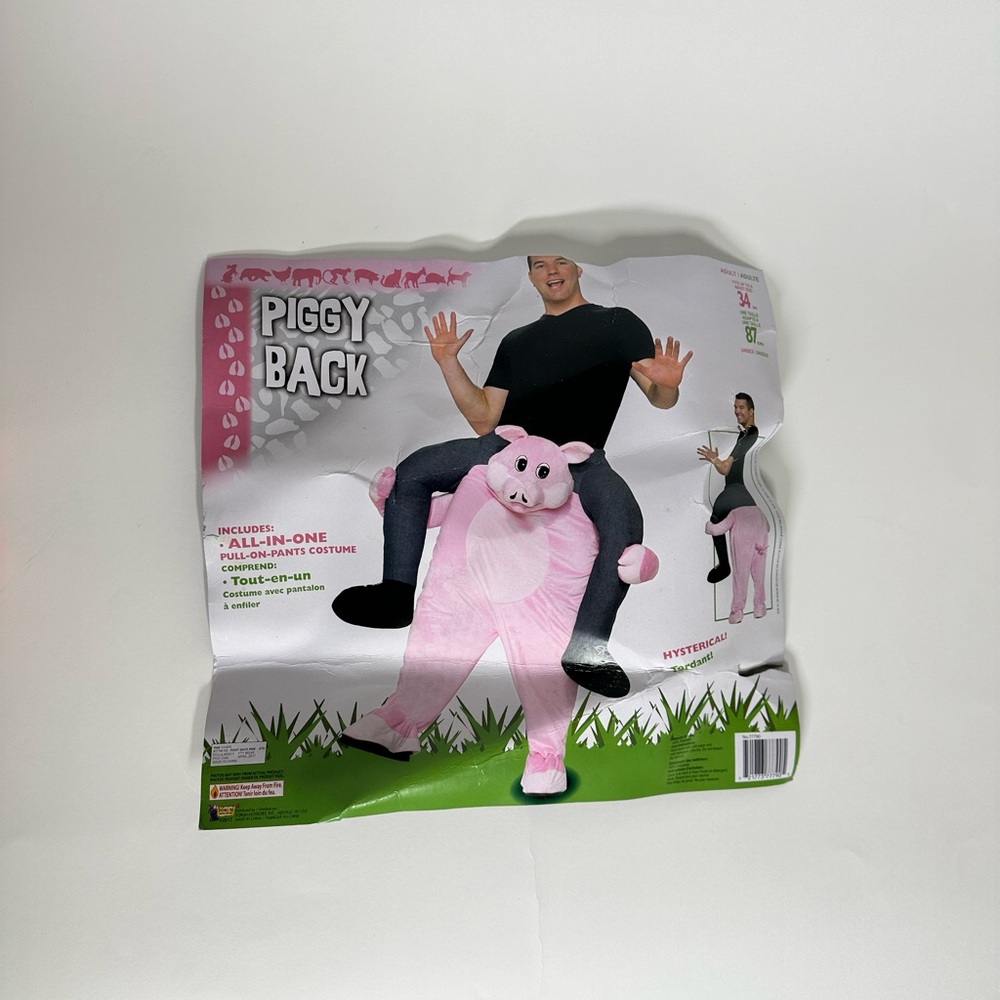Ride a pig costume